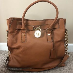 Michael Kors Large Brown Hamilton Tote